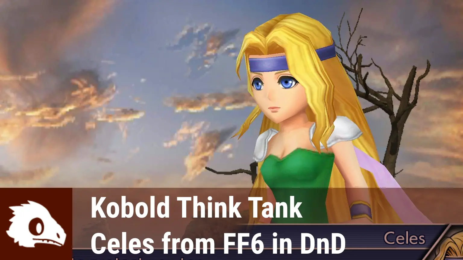 Graphic of Celes Chere from Final Fantasy VI
