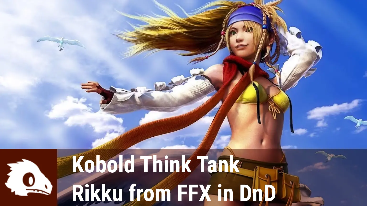 Graphic of Rikku from Final Fantasy X